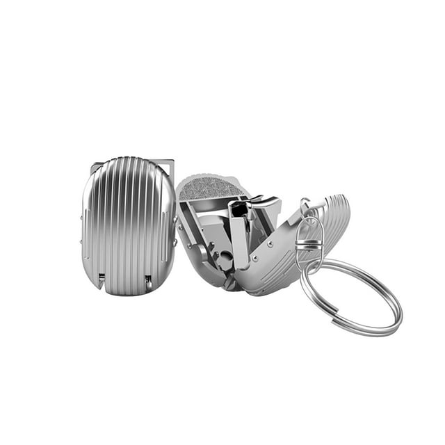Folding Mini Nail Clippers Pack Portable Mini with Keychain Flip Over Nail Clippers Trim Nail Clippers