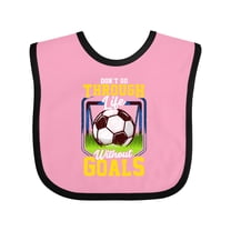 Inktastic Soccer Funny Goals Boys or Girls Baby Bib