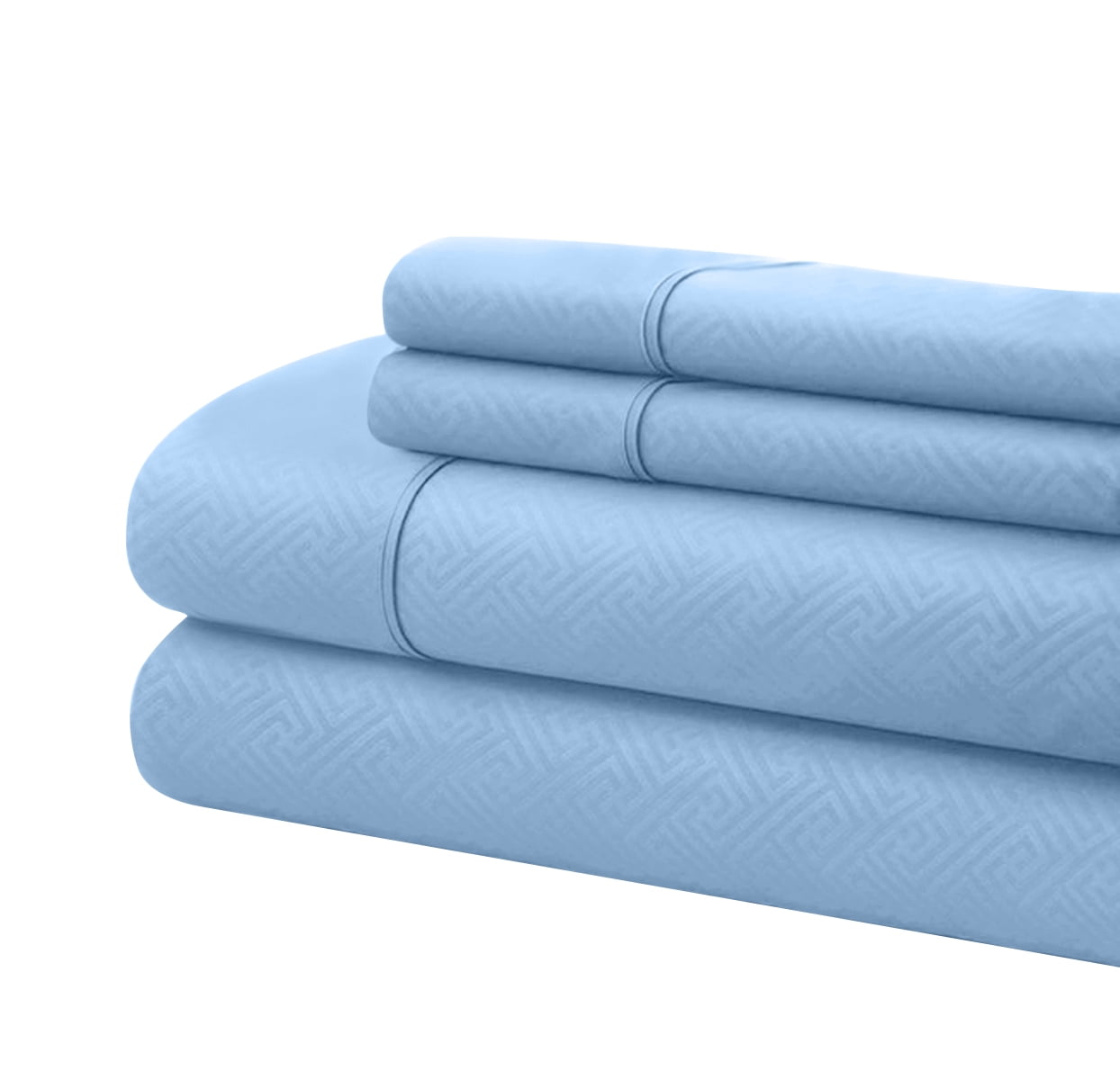 1500TC Egyptian Cotton ROUND BED SHEET SET Custom Deep Pocket Spa Blue