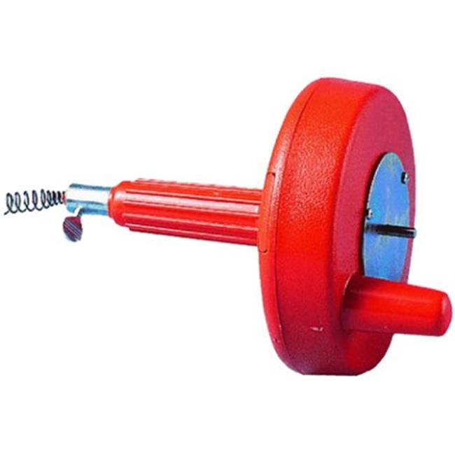 General Wire 3/8 In. x 25 Ft. Plastic Drum Drain Auger 3825PL