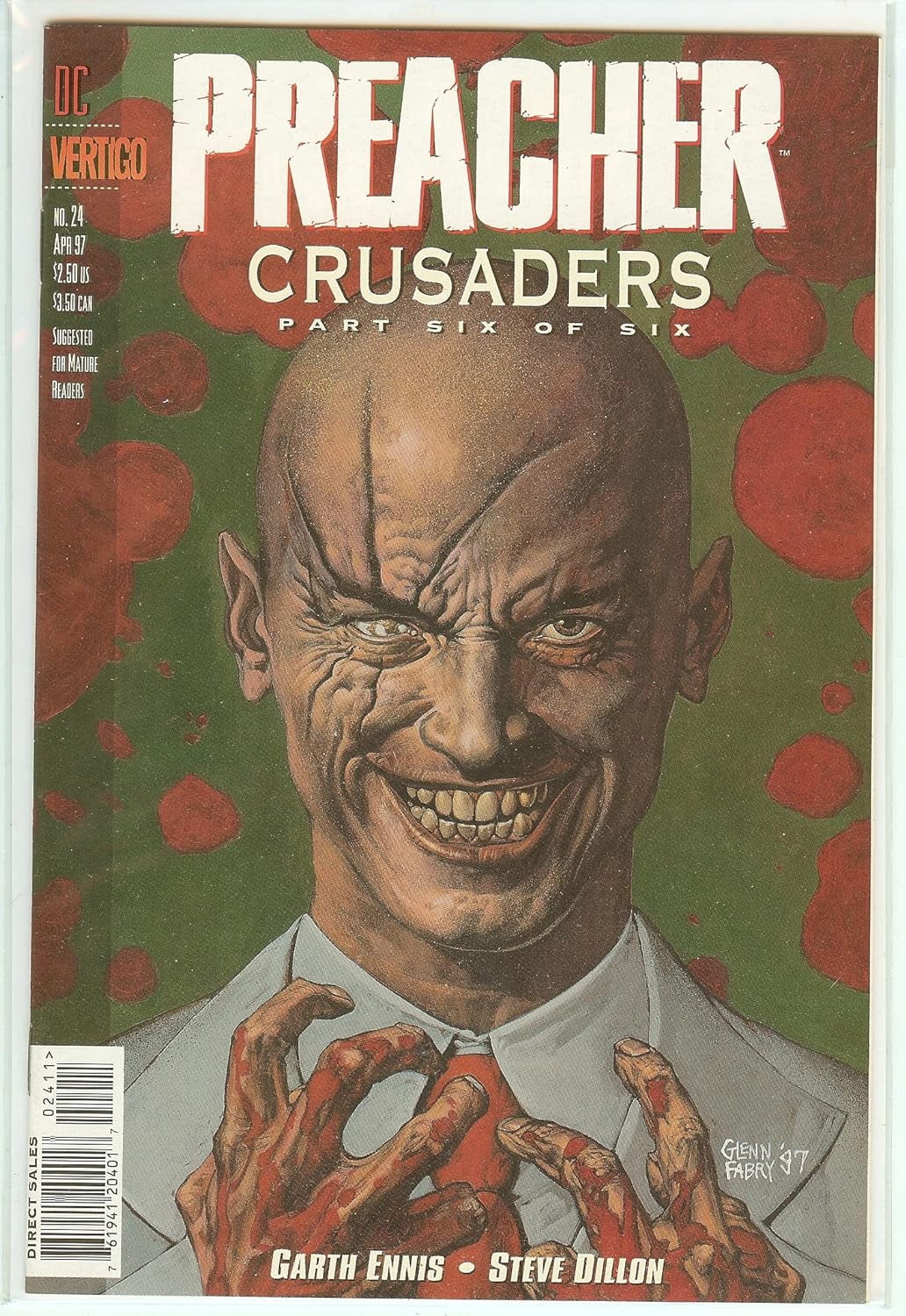 Preacher Garth Ennis NM #24