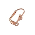 thumbnail image 4 of Abbracc 50 Pieces French Leverback Earring Earwire Hook Open Loop Findings Rose Gold, 4 of 6