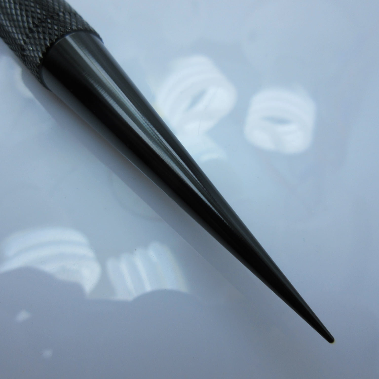 Knotters Tool II (Black) w/ 3 Different Size Red Lacing Needles ~Marlin Spike for Paracord, Leather, &amp; Other Cord