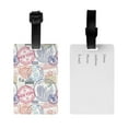 thumbnail image 2 of Luggage Tags for Suitcases, Postmark Pattern newyork Leather Bag Luggage Tags ID Label Tags Privacy Protection Travel Bag Labels, 2 of 6