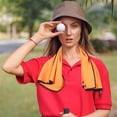 thumbnail image 1 of OULII 5Ensemble Serviettes de Golf Portables Durables et Réutilisables pour le Sport avec Design Trifold Rose Vert Rouge, 1 of 5