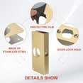 thumbnail image 3 of Placa de Refuerzo para Puerta Uxcell para Reparación y Refuerzo de Puerta 1 Juego para Puerta de 1-3/8" de Grosor Tamaño de 9" Oro, 3 of 6
