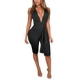 thumbnail image 1 of Stylish Plus Size Jumpsuit For Everyday Wear V Neck Design With Waist Tie For A Flattering Fit Trendy And Comfortable Spring And Summer Outfit, 1 of 6