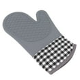 thumbnail image 3 of Guantes de silicona y algodón resistentes al calor para horno, cocina, panadería y hotel., 3 of 14