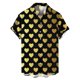 thumbnail image 3 of Camisa hawaiana de moda para hombre, blusa informal con botones para playa, verano, día de San Valentín, estampado 3D, corazón de amor, manga corta, ropa, 3 of 5