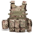thumbnail image 1 of Chaleco táctico de liberación rápida Portaplacas táctico para Airsoft Camuflaje, 1 of 5