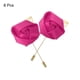 thumbnail image 3 of Ramilletes de Rosa Unique Bargains 6 Pcs Ceremonia de Boda Aniversario Cena Formal Rojo Rosa, 3 of 5