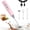 Pink, variant on XIMEI Black Milk Frother Wand for Coffee, Rechargeable Handheld Electric Whisk, 3 Heads & 3 Speeds, Drink Mixer for Latte/Cappuccino/Hot Chocolate