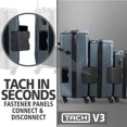 TACH V3 Lightweight 3pc Hardside Luggage Suitcase Set w/Charge Ports