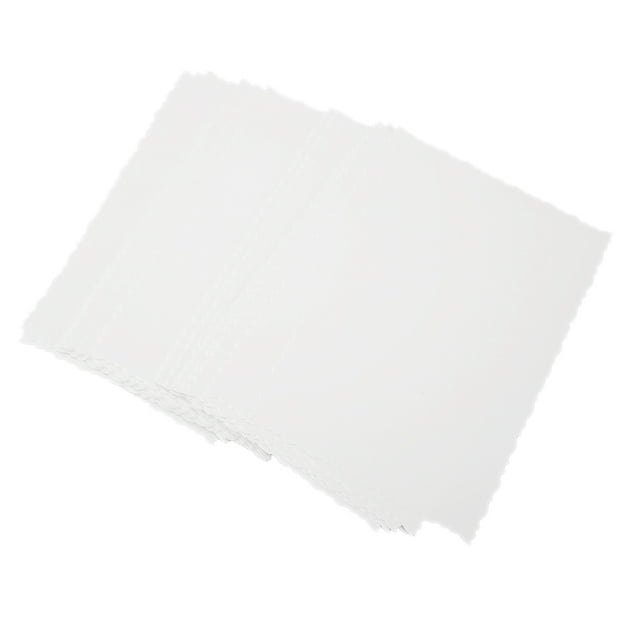 100Pcs Craft Words Cards Paper, Thick DIY White Blank Post Cards For Postcards Party Invitations Greeting Cards
