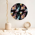 thumbnail image 5 of Picia Hibiscus Rose Pattern Bone China Decorative Plate – Wall Decor with Stand and Adhesive, Elegant Ornament for Living Room, Office, or Entryway-6in, 5 of 6
