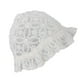 thumbnail image 2 of FELTECHELECTR 1 gorro de encaje para bebé, protector solar, gorro de encaje para niña, gorro para el sol con ojales de encaje para bebé (blanco), 2 of 4