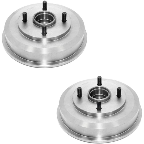 Detroit Axle - Rear Brake Drums Replacement for 2000-2008 Ford Focus