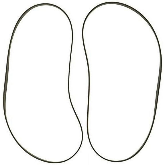 Replacement Part For Hoover T-Series Flat Non-Stretch Belt, Pack of 2,