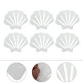 thumbnail image 3 of 12pcs Appliques Shell Shape Prevent Slippery Surface for Bathroom Toilet Kitchen, 3 of 8