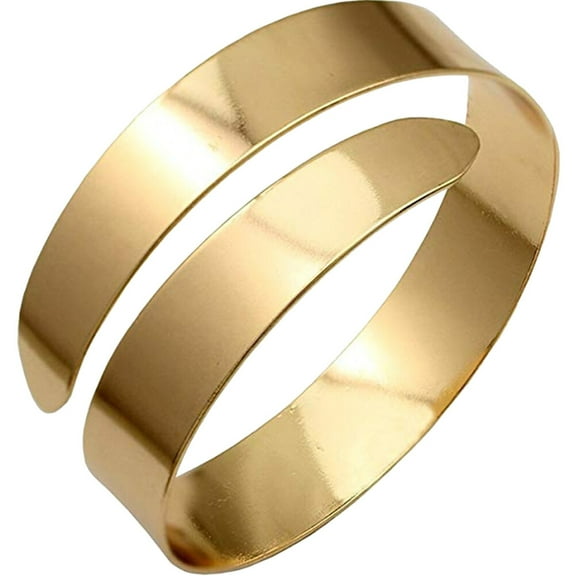 Women Arm Cuff Bracelet Personalized Arm Bangle Adjustable Armlet Metal Cuff Armlet