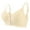 Khaki Bra for Women, variant on AINIYS Front Closure Thin Fabric Bralettes Soft Cup Bra Wireless Secure Fit Bra for Women Plus Size Bralette Breathable Everyday Bras Red 42/95