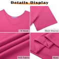 thumbnail image 6 of MOSHU 3 Pack T-Shirts for Women Short Sleeve Summer Womens Tops Casual Women T-shirts Summer Outfits, 6 of 9