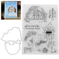 thumbnail image 4 of Juego, Saludable, No Irritante, Transparente, Reciclable, Duradero, Con Troquel De Corte Para Manualidades De álbumes De Recortes De Bricolaje ANGGREK Card Making Stamps, 4 of 8
