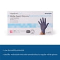 thumbnail image 2 of McKesson Confiderm Nitrile Exam Gloves, Low-Derma Latex-Free Medical Gloves, Small, 250 Count, 1 Box, 2 of 8