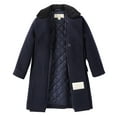 thumbnail image 3 of Cremson Boy Wool Double Breasted John Dress Coat Jacket Hat - Midnight (Size 16), 3 of 4