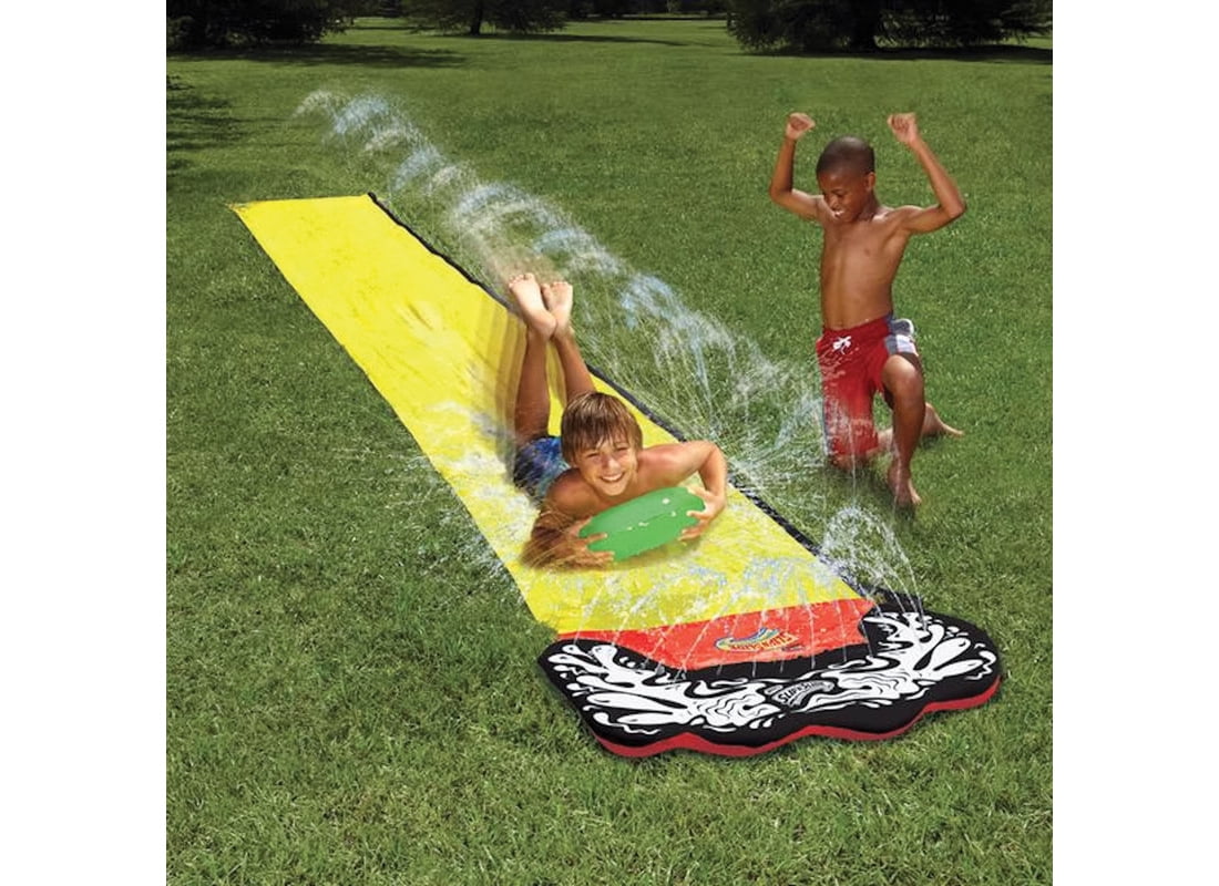 HI Wham-O Slip'N Slide Wave Rider 16' Single Sliding Lane Water Racer w/Boogie Board
