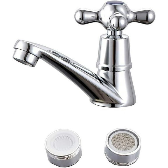 Basin Sink Faucet for Bathroom Vanities, Smooth Operation Faucet with Ceramic Valve Core