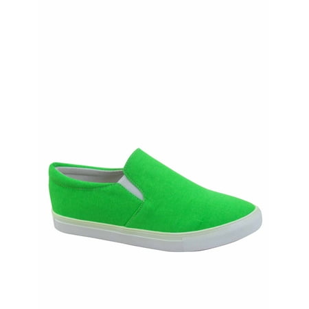 

Design-1 Fashion Colors Prints Comfort Slip On Round Toe Flat Sneaker Shoes