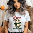 thumbnail image 2 of BPenguin Graphic Tee | Funny Chill Out Shirt | Unisex Casual T-Shirt, Ash, Size 3XL, 2 of 6
