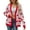 02 Pink, variant on Valentine's Day Cardigans for Women Cute Heart Printed V-Neck Button Down Cardigan Sweaters with Pockets Shermie