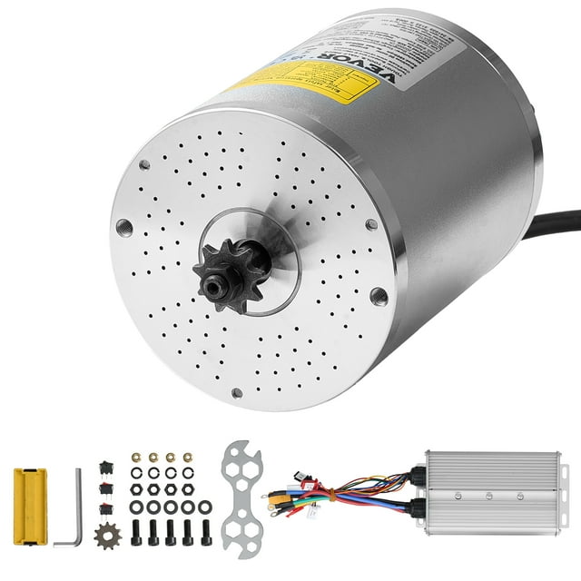 VEVOR 3000W Electric Brushless DC Motor Kit 72V 4900rpm Motor with Upgraded Controller