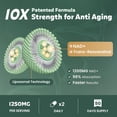 thumbnail image 3 of MEGNETA Liposomal NAD+ Supplement 1200mg with Trans Resveratrol - Boost NAD+ Levels, Energy & Anti-Aging Support - Vegan, 100 Capsules, 3 of 6