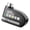 Black, variant on Fountwell Motorcycle Disc Brake Lock with Alarm Waterproof Anti Theft Device for Bike Scooter