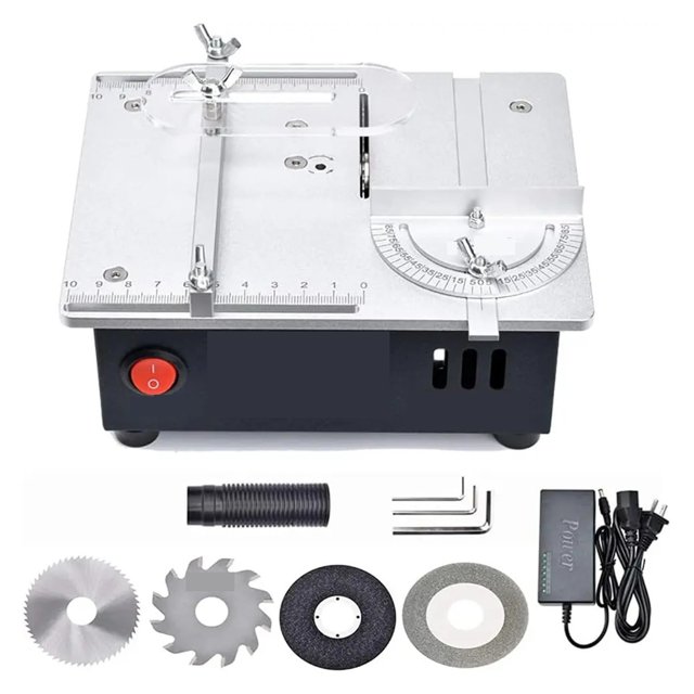 S3 96W Mini Table Saws Electric Bench Saw DIY Household Model Cutting Machine