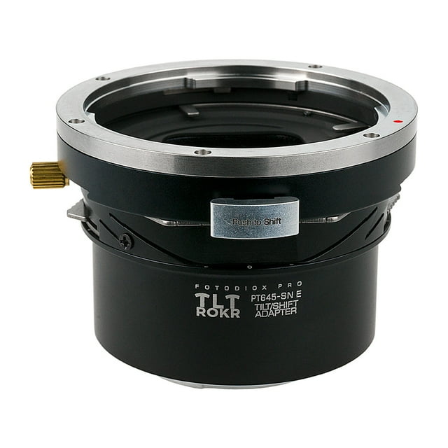 Fotodiox Pro TLT ROKR - Adaptateur de Montage d'Objectif Inclinable/de Shift pour Pentax 645 (P645) Mount SLR Objectifs vers Sony Alpha E-Mount Boîtier de Caméra Sans Miroir