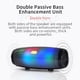 thumbnail image 5 of Impermeable Bluetooth inalámbrico portátil 5.0 altavoces mini altavoces LED negro y gris plateado, 5 of 5