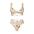 thumbnail image 4 of Daiia Cute Bee Gnome2 Women's Bikini Set Two Piece Swimsuit High Waisted Bikini Adjustable Straps Bikini Perfect for Beach, Pool, and Summer Vacation-Medium, 4 of 9