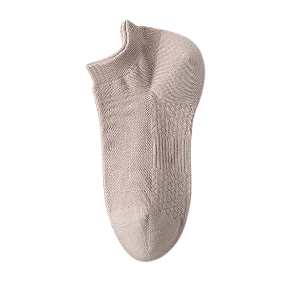 Fgnfyis 1 Pair Womens Ballerina Socks for Women Solid Non Lace Splice Boat Socks Low Cut Comfortable Khaki