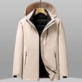 thumbnail image 2 of Chaqueta de plumón corta de lujo para mujer, de invierno, acolchada, con relleno de plumón de pato, forro extraíble, chaquetas para hombre, abrigo impermeable para parejas, 2 of 4