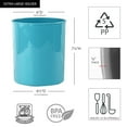thumbnail image 2 of Durable Plastic Countertop Extra Large Utensil Crock/Holder, Turquoise, 2 of 4