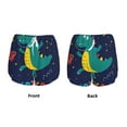 thumbnail image 5 of Fotbe Dinosau Space Explorer Womens High Waist Running Shorts Athletic Workout Quick Dry Shorts for Women with Pockets Gym Yoga Summer Shorts-Medium, 5 of 9