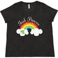 thumbnail image 3 of Inktastic Irish Princess St Patricks Day Rainbow Women's Plus Size T-Shirt, 3 of 5