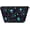 Magic Skull, variant on Halloween Bats Gothic Makeup Bag for Women, Portable Bag for Travel Purse, Fashion Zipper Makeup Pouch, Small Travel Bag for Purse