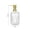 clear, variant on 400ML Manual Liquid Soap Dispenser Clear Glass Hand Sanitizer Bottle Containers Press Empty Gel Bottles Bathroom Accessories