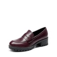thumbnail image 1 of Mocasines de Tacón Grueso con Plataforma Burdeos para Mujer DREAM PAIRS, 1 of 8