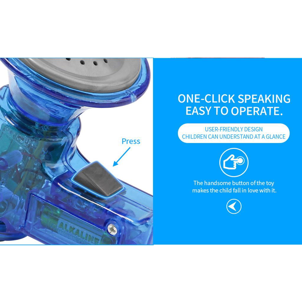 Toy Megaphone Loudspeaker Plastic Voice Changer Gioco divertente per bambini 